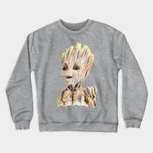 Young Groot Crewneck Sweatshirt